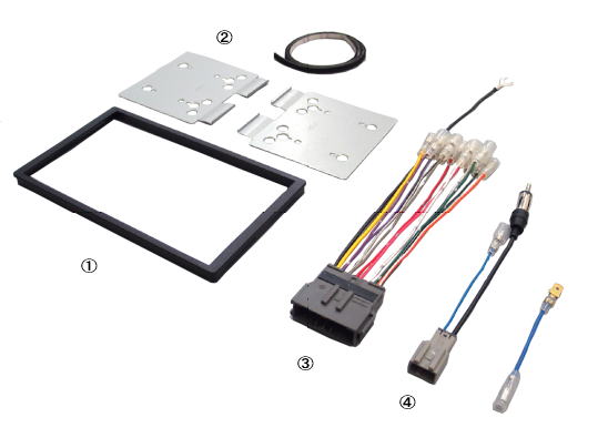 Amazon.co.jp: 2DINインストールキット ユニバーサル