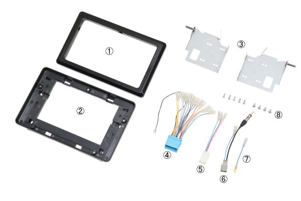 【T33エクストレイル】9インチナビ取付キット　TBX-N005